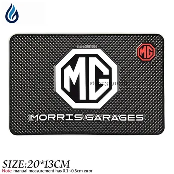 

1pcs 20*13cm Car Logo Anti-Slip Mats Non-Slip Pad For Key Cell Phone For MG ZS ZT 350 42 3 5 6 7 TF GS GT MORRIS GARAGES MG3SW