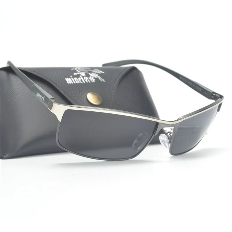 Модные квадратные поляризованные солнцезащитные очки, мужские роскошные брендовые дизайнерские Винтажные Солнцезащитные очки для вождения, мужские очки, тени UV400 FML