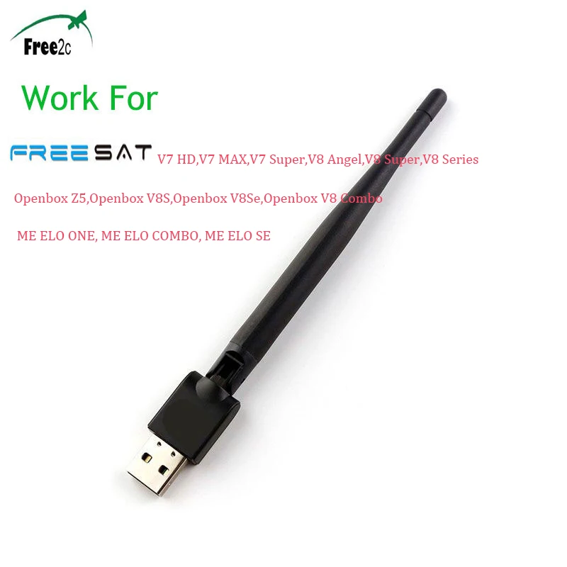 

Mini V8 RT5370 USB WiFi Wireless with Antenna LAN Adapter for X5 , V7 HD ,V7 Combo;V8 Pro,V8 Super,V8 Golden,S-V6
