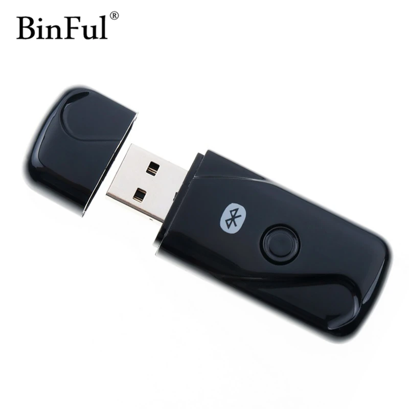 Binful Bluetooth Adapter USB Dongle for Computer PC Wireless Headset Bluetooth Speaker 4.2 Music Receiver USB Bluetooth Adapter