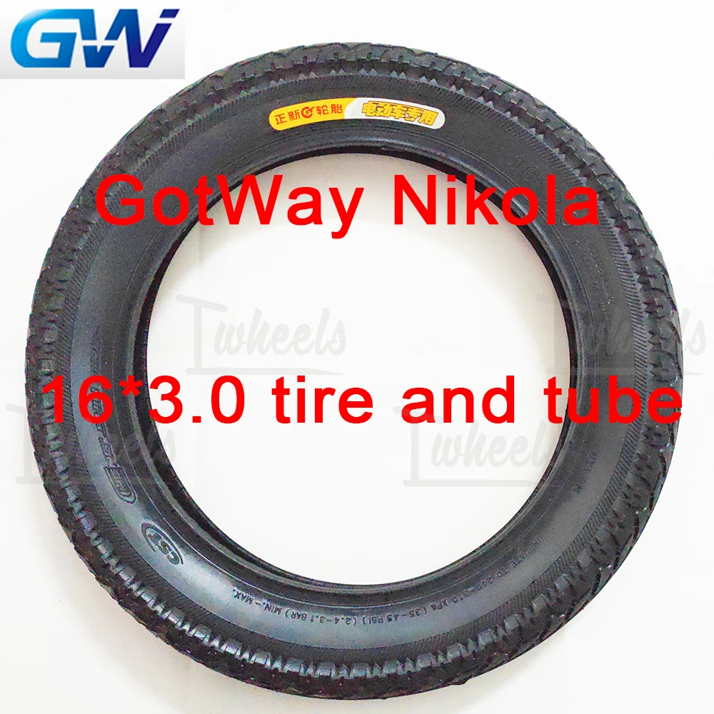 GotWay Nikola 16*3,0 дюймов шины для электрического одноколесного велосипеда, аксессуары для внутренней трубы CST