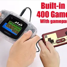 Портативная мини ретро портативная игровая консоль 8-Bit 3,0 дюймов HD экран цветной ЖК Встроенный 400 классические игры ретро Видео игровой плеер