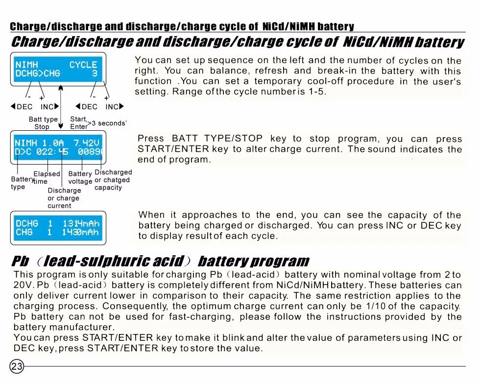 iMAX B6 ЖК-экран цифровой RC Lipo NiMh зарядное устройство