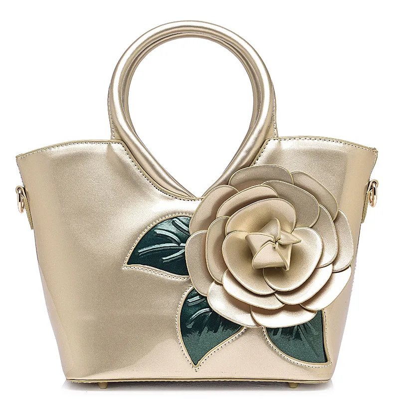 New Designer 3D Flower Women&#39;s Handbags Women Shoulder Bag 2019 Luxury Ladies Leather Crossbody ...