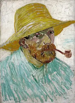 

Character 100% hand painted Van Gogh artist canvas modern wall painting cheap country decorations High quality