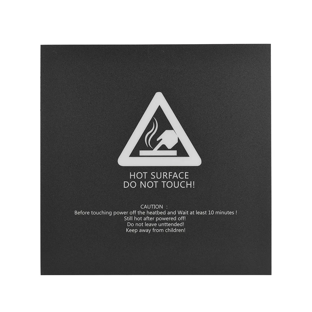 

200 * 200mm Heat Bed Sticker Sheet Hot Bed Build Surface Tape with Adhesive Back for 3D Printer Creality CR-10 CR-10S