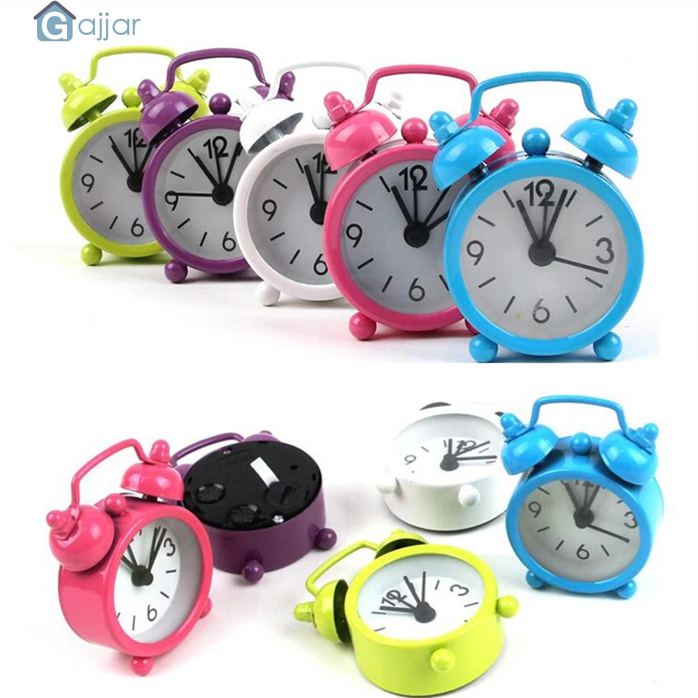 Goedkoop Home Storage Mode Klok Alarm Creatieve Schattige Mini Metalen Kleine Wekker Elektronische Kleine Wekker Dropshipping Sep13