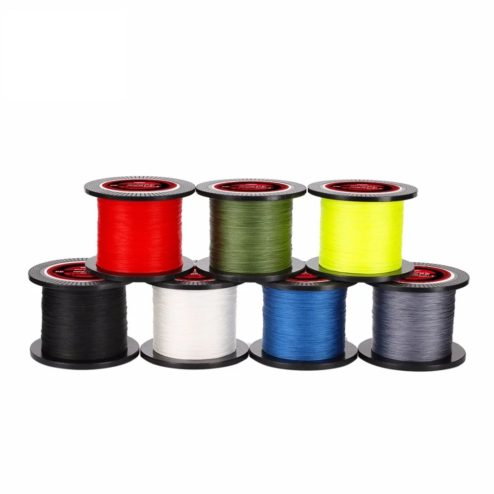 Леска плетеная Тройная 1000 м 8 60LB|fishing line 1000m|braided linepe braided |