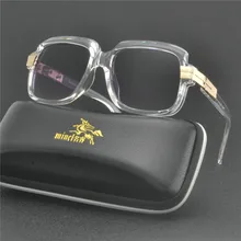 Винтаж дизайнерские прямоугольные для мужчин солнцезащитные очки для женщин высококачественные большие квадратный Защита от солнца очк