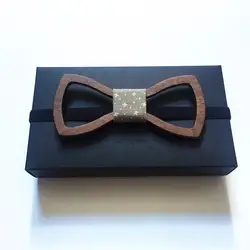 Рождения Дерево галстук-бабочка классические деревянные полые галстук-бабочка S для мужские Нарядные Костюмы для свадьбы деревянный