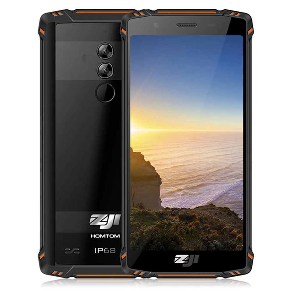 HOMTOM зоджи Z9 отпечатков пальцев 4G смартфон 6 GB 64 IP68 5500 mAh Водонепроницаемый