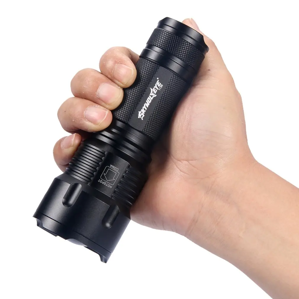

T135 Tactical LED Flashlight Telescopic flashlight Portable Powerful Practical Super Bright For Hiking and Camping Wholesale