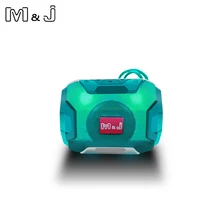 M & J портативный Bluetooth динамик светодиодный мини беспроводной