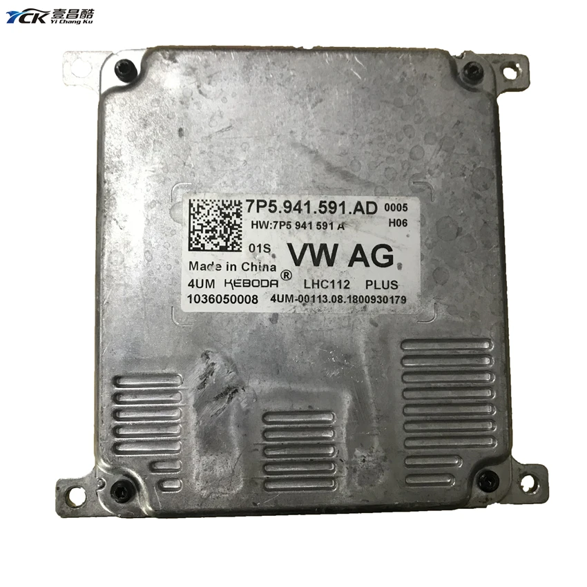 

1X YCK Original 7P5.941.591.AD Headlight LED Driver Module Headlamp Control Unit USED car light accessories 7P5941591AD
