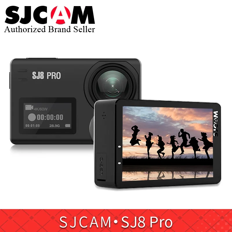 

Original SJCAM SJ8 Pro 1290P 4K 60fps Touch Screen Action Camera WIFI Remote Control Waterproof Sports DV yi 4k helmet camara