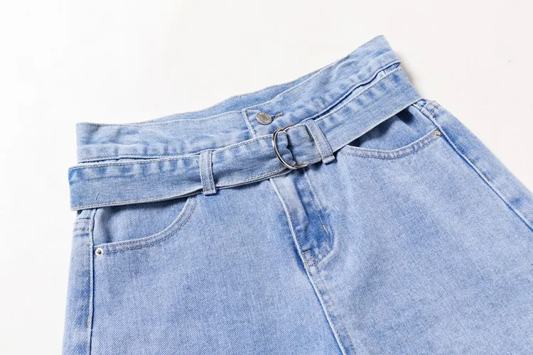 DONGDONGTA однотонные синие женские джинсовые шорты Летняя с высокой талией джинсовые шорты Femme Джинсы с ширинкой на молнии женские шорты AB-3369