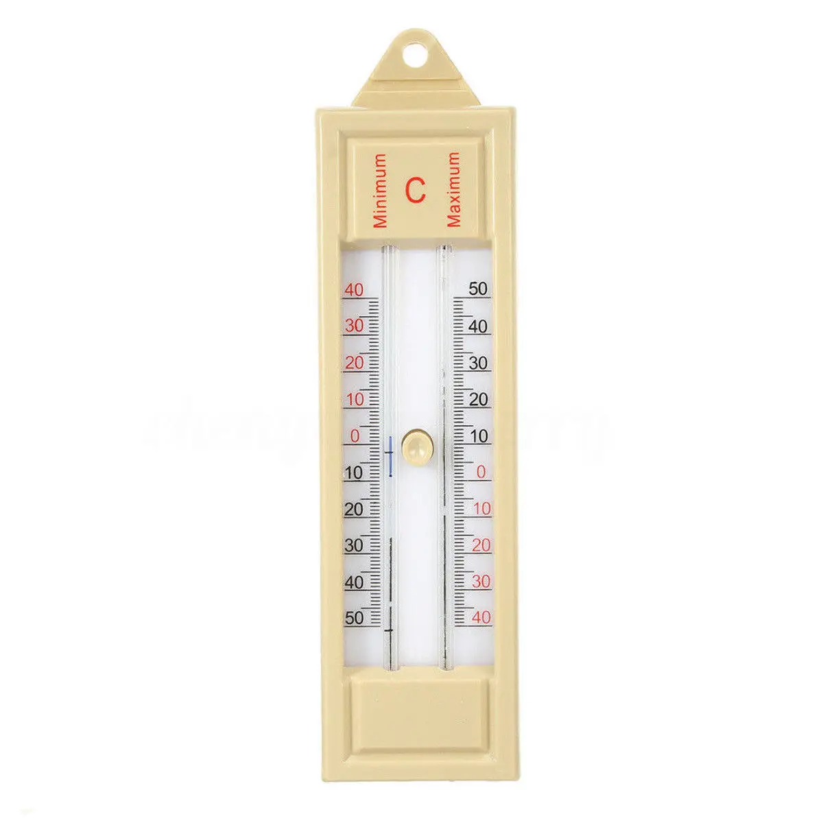 

Button Indoor Outdoor Hanging Thermometer Press -40°C~50°C Traditional Greenhouse Maximum Minimum Suitable New