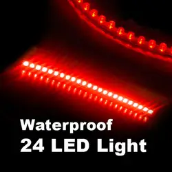 Светодиоды гибкие световая лента для автомобиля лампы для машины водостойкий настенный светильник WWO66