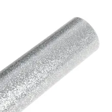 20 ''x 20'' серебряный блеск горячий перенос Ткань Винил железо на термопресс футболка одежда из текстиля