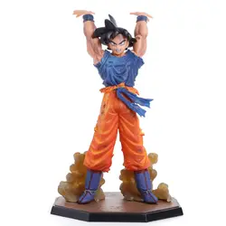 17 см фигурка "Dragon Ball" Коллекция Модель Dragon Ball Z фигурка ПВХ Фигурки игрушки Супер Saiyan Son Goku/Spirit Bomb