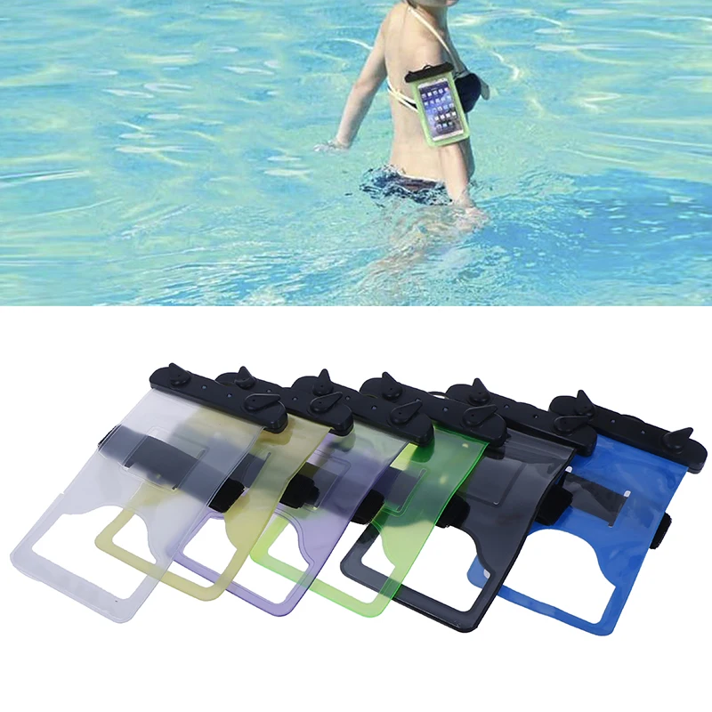 

1PC Swimming waterproof Storage Waterproof Case Mobile Phone Bag with Strap