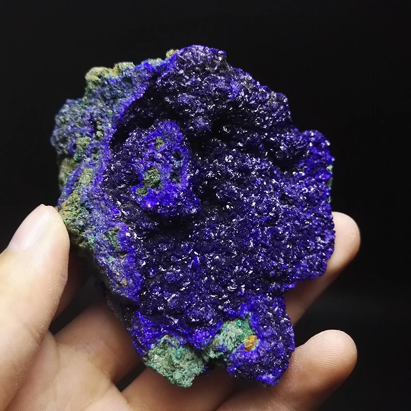 

223g NATURAL Stones and Minerals malachiteore azurite crystal specimens blue ore A11 50