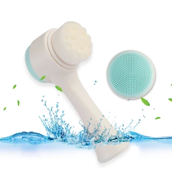 

MAANGE Portable Multifunctional Double Sides Silicone Brush Face Cleansing Tool Facial Brush