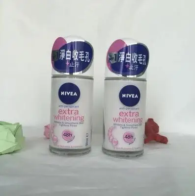 Nivea для женщин Экстра Отбеливание пор минимайзер антиперспирант дезодорант рулон(50 мл) X 2 бутылки