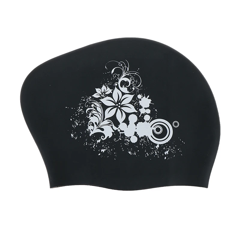 Силиконовые водонепроницаемые шапочки для купания защита ушей длинные волосы
