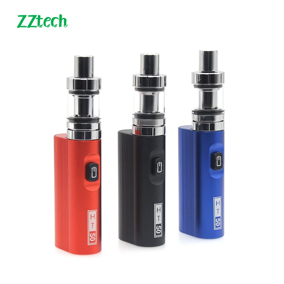 Original ZZtech New Electronic Cigarette HT 50 Box Mod kit Vape pen 2200mAh ht50 50W kit 2ml Tank 510 Thread Vaporizer Vapor Original ZZtech New Electronic Cigarette HT 50 Box Mod kit Vape pen 2200mAh ht50 50W kit 2ml Tank 510 Thread Vaporizer Vapor