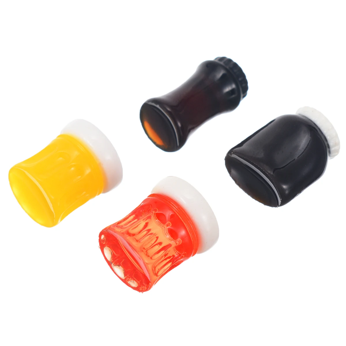 4Pcs 1/12 Dollhouse Miniature Accessories Mini Nutella Jam Simulation Furniture Kitchen Food Condiment Toys For Doll House Decor