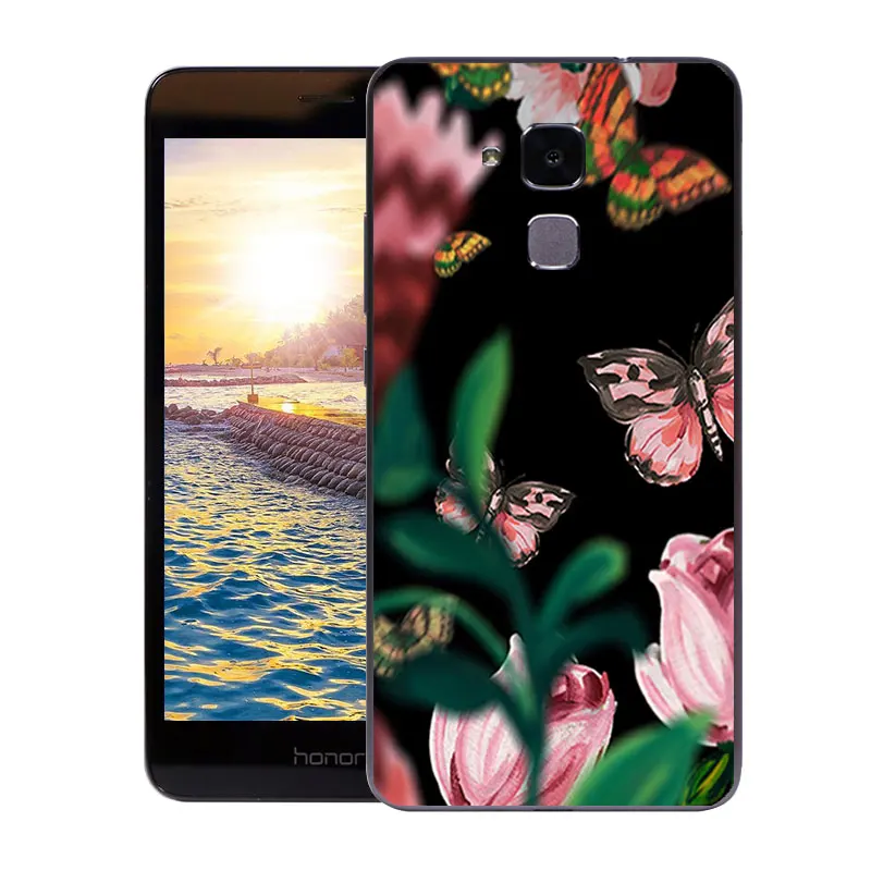 Чехол из ТПУ для Huawei Honor 5C / 7 Lite GT3 5 2 дюйма мягкий силиконовый чехол с разноцветным
