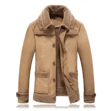 Зимняя теплая мотоциклетная кожаная куртка Мужская jaqueta de couro masculino motoqueiro chaqueta hombre мужские пальто из искусственного меха 4XL