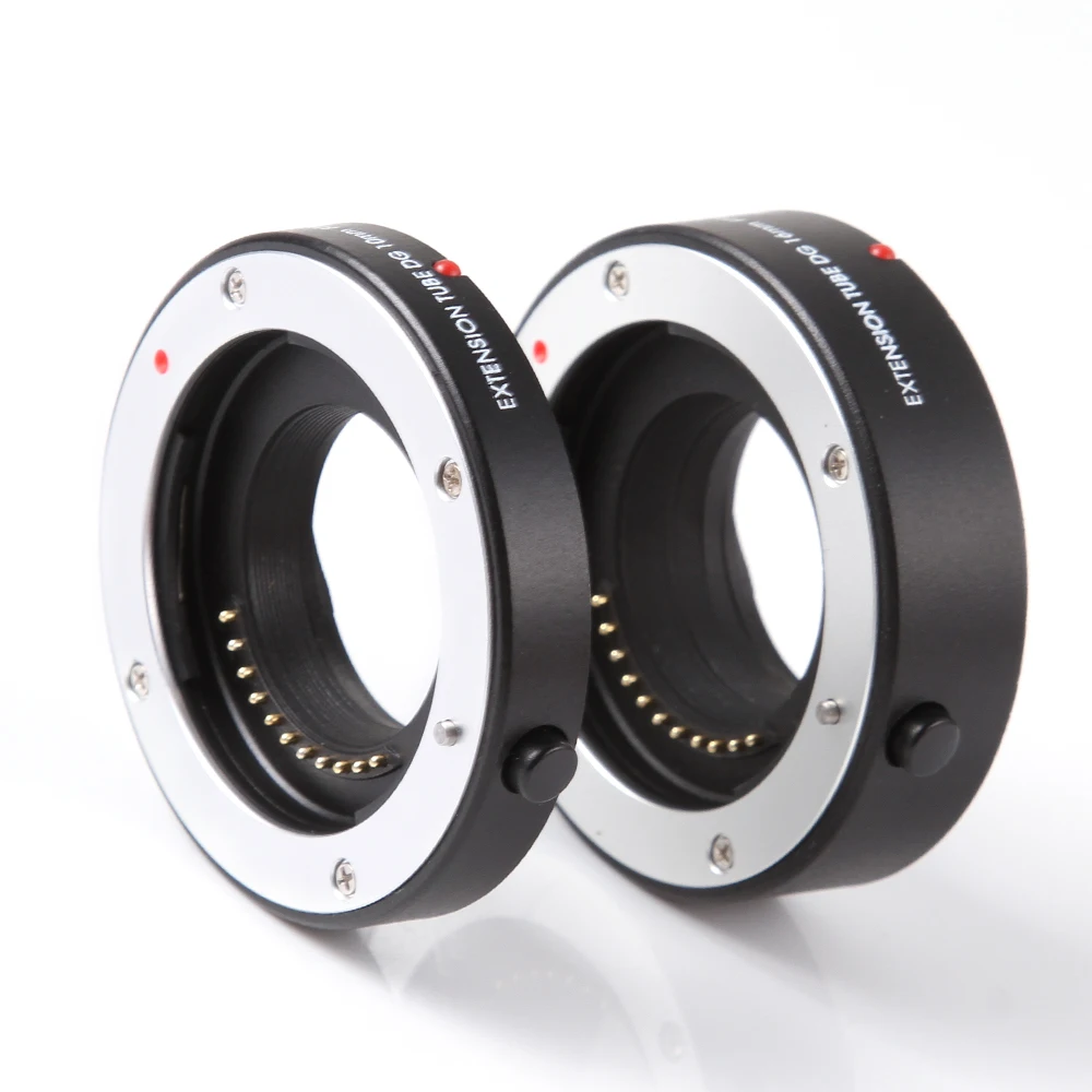 Ceny FOTGA makro AF automatyczne ustawianie ostrości rura przedłużająca obiektyw adapter pierścieniowy DG 10mm + 16mm na cztery trzecie M43 Micro 4 3 Camera