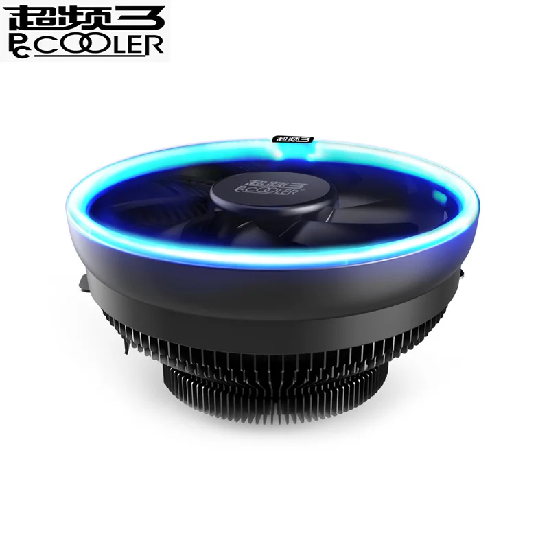 

PcCooler 12cm LED Blue aperture cpu cooling fan PWM silent cpu cooler for AMD AM3 AM4 Intel 775 115X cpu cooling radiator quite