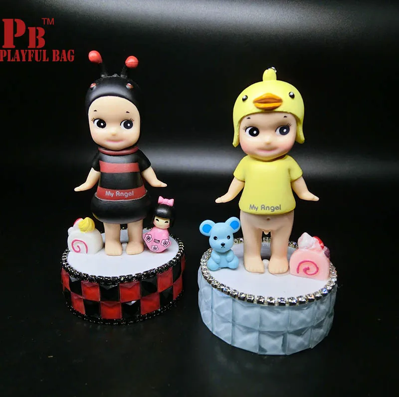 Pb игривая сумка День Святого Валентина макароны аниме ангел дьявол кукла фигурка