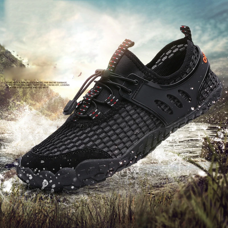 شبكة المياه حذاء للنساء ضوء نونسليب رياضية سرعة الجافة الرجال شقة بيرفوت الأحذية في الهواء الطلق أحذية رياضية الذكور المنبع أحذية ماء