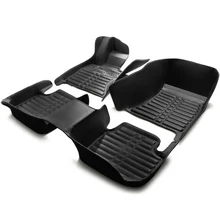 Coche alfombras de auto tapetes de cuero set para Mazda 2/3/6 cx-5 ATENZA Familia Premacy cx-7 deportes foot pad caso crema envío gratis