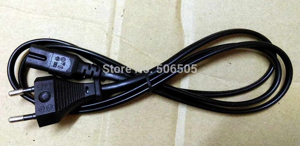 

1.2m EU / Europe 2Pin Power Cord Cable EU 2 Prong Laptop AC Adapter Lead 2Pin cable