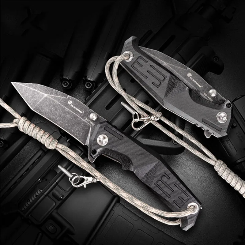 

Knives Tactical Folding knives Outdoor Camping Survival Hunting Knife portable Pocket Compact EDC Knives D2 blade 9Cr14MoV