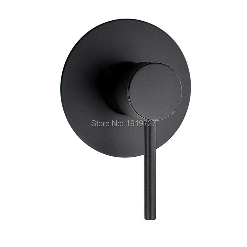 Shower set Wall Mount Bathroom Mixer Valve Diverter Control Valve Hot and cold taps Bath & Shower Faucets Matte Black
