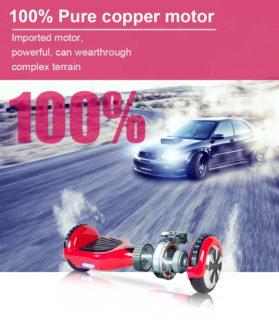 RU EU Free Shipping Electric Skateboard Elektro Scooter Giroskuter Mekotron