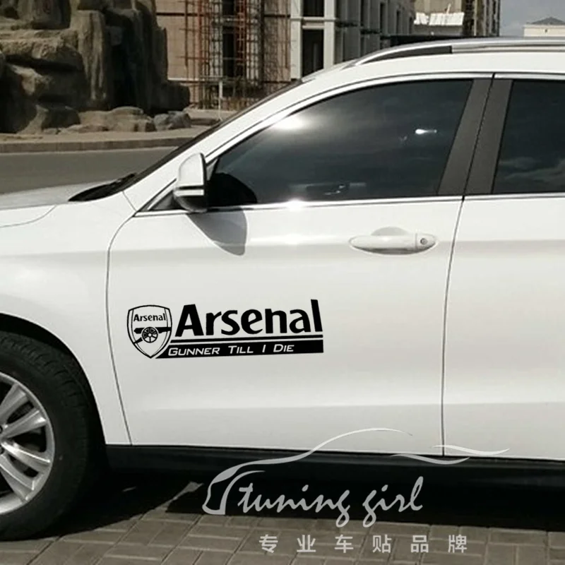 

Car Stickers Arsenal Gunner Till I die Football Creative Decals For Door Head Waterproof Auto Tuning Styling 32x9cm 50x14cm D16