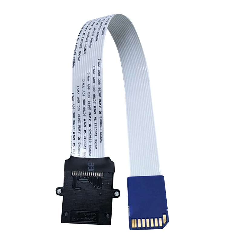 

25cm SD SDHC SDXC Card Male To Female SD Flexible Card Extension Adapter Cable Extender