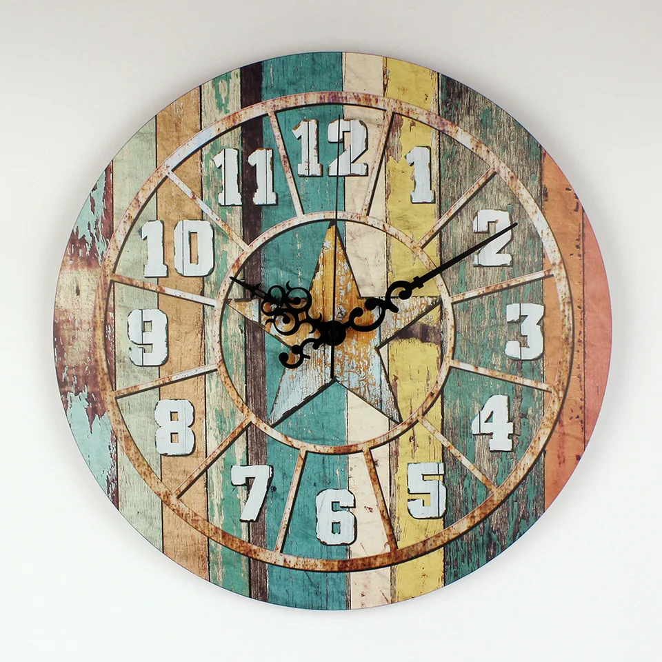 Antiguo Reloj De Pared De Decoracion Del Hogar Moderno Diseno De