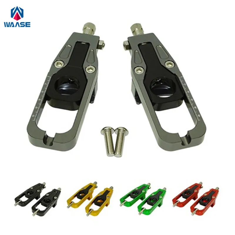 

waase Motorcycle Chain Adjusters Tensioners Catena For Kawasaki Ninja ZX-6R ZX 6R 636 2009 2010 2011 2012 2013 2014 2015 2016
