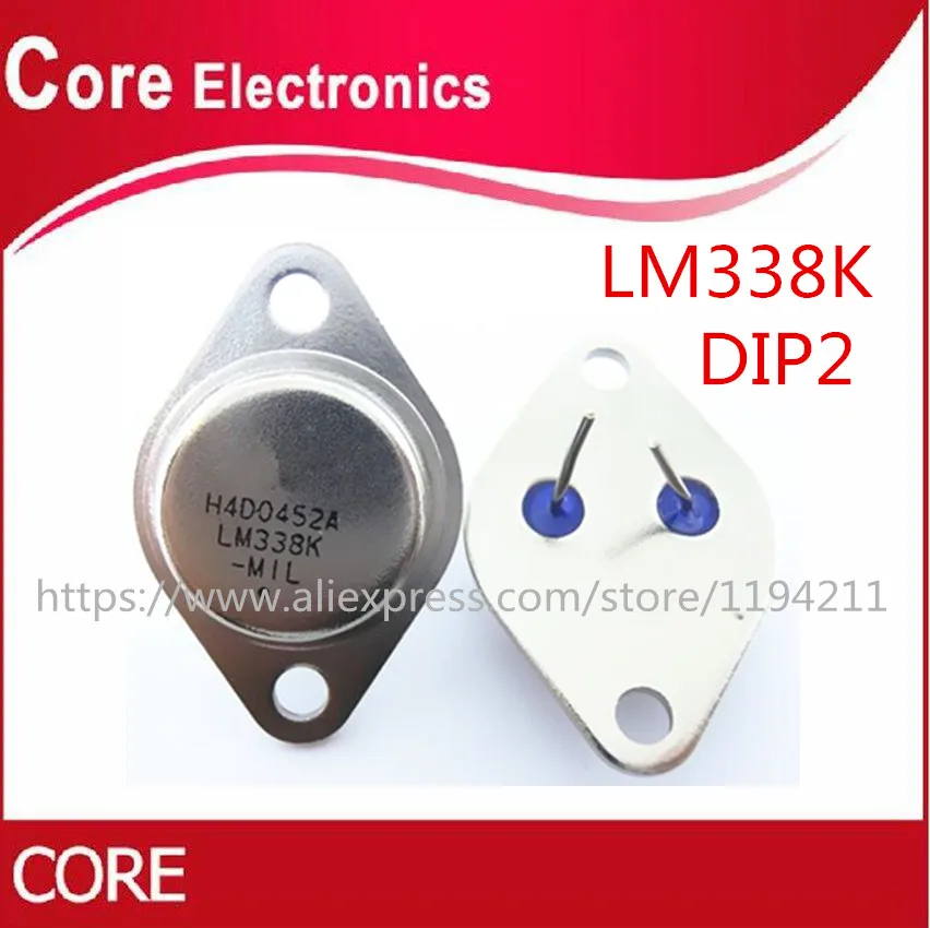 

10pcs/lot LM338K LM338 TO-3 5A gold seal transistor three-terminal adjustable voltage regulator