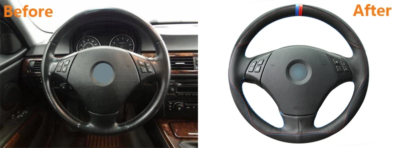 MEWANT-Black-Leather-Black-Suede-Car-Steering-Wheel-Cover-for-BMW-E90-320-318i-320i-325i-6