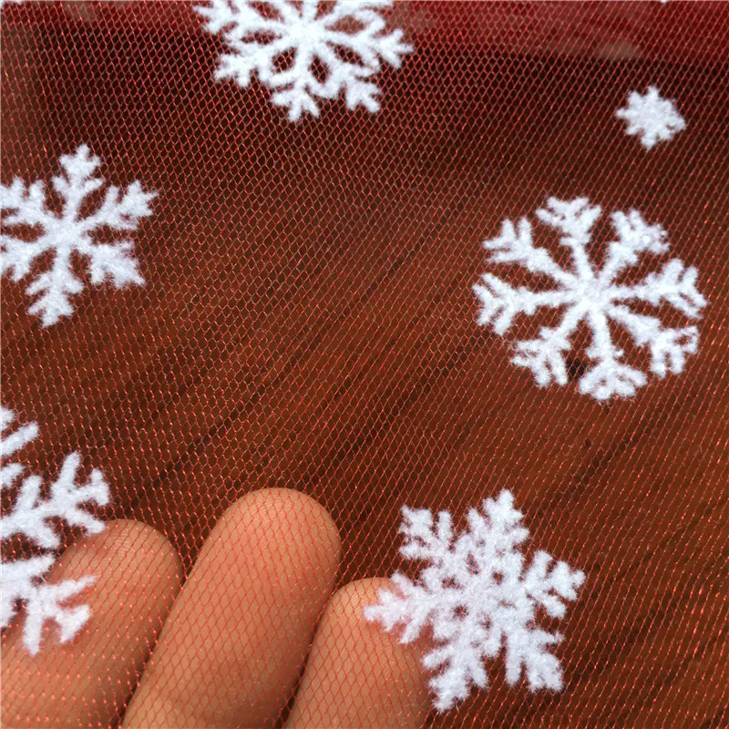 1m/lot 150cm Romantic Snow Yarn DIY Skirt Sheer Crystal Organza Tulle Fabric for Wedding Birthday Party New Year Xmas Decoration