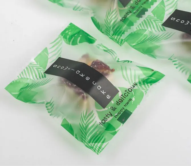 100 шт./лот Пластик пакет для конфет и печенья упаковывая сумки обертка для кексов упаковка для ручной работы Материал 18121801